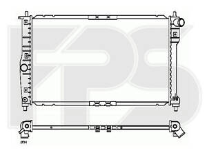 Радіатор охолодження DAEWOO LANOS 1997 1.3-1.5 МКП AVA