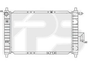 Радіатор охолодження Daewoo Matiz 2001- (M150) (FPS)