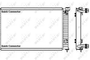 Радиатор охлаждения двигателя, AUDI A4 04-