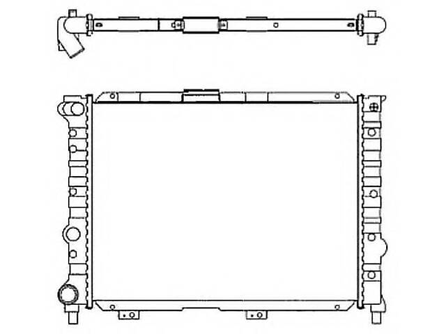 Радиатор охлаждения двигателя для моделей: ALFA ROMEO (146, 156,156)