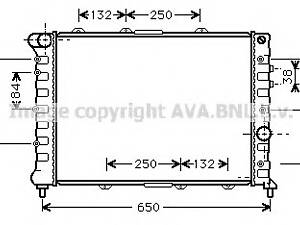 Радіатор охолодження двигуна для моделей: ALFA ROMEO (156,156)