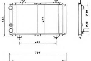 Радіатор охолодження двигуна: ALFA ROMEO (AR, AR), ARO (240-244), CITROËN (C25), FIAT (DUCATO,DUCATO,DUCAT