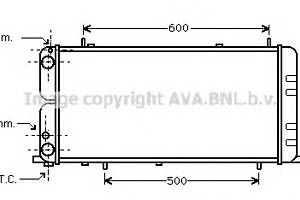 Радиатор охлаждения двигателя для моделей: AUDI (100, 100,100,100)