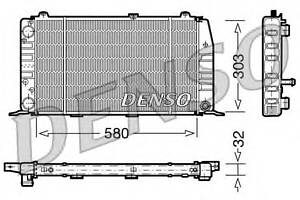 Радіатор охолодження двигуна для моделей: AUDI (80,80,100,80,100,80,90, COUPE, COUPE, CABRIOLET)