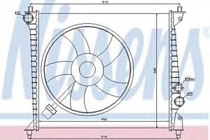 Радиатор охлаждения двигателя для моделей: AUDI (A2)