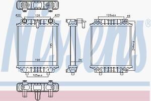 Радиатор охлаждения двигателя для моделей: AUDI (A7, A6,A6,A6)