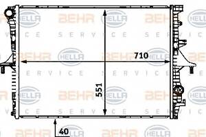 Радиатор охлаждения двигателя для моделей: AUDI (Q7), PORSCHE (CAYENNE,CAYENNE), VOLKSWAGEN (TOUAREG)