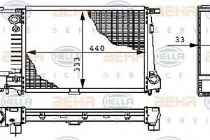 Радиатор охлаждения двигателя для моделей: BMW (3-Series, 3-Series,3-Series,3-Series,5-Series,5-Series,3-Series)