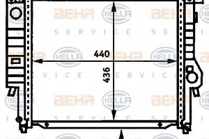 Радиатор охлаждения двигателя для моделей: BMW (3-Series, 3-Series,3-Series)