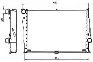 Радіатор охолодження двигуна для моделей: BMW (3-Series, 3-Series)