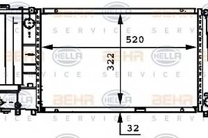 Радиатор охлаждения двигателя для моделей: BMW (5-Series, 5-Series)