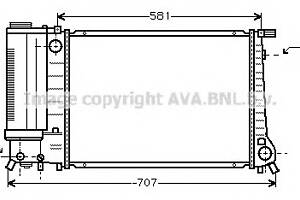 Радиатор охлаждения двигателя для моделей: BMW (5-Series, 5-Series)