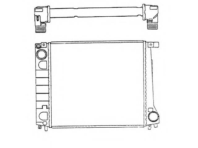 Радиатор охлаждения двигателя для моделей: BMW (5-Series)