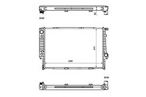 Радиатор охлаждения двигателя для моделей: BMW (8-Series, 5-Series,7-Series)