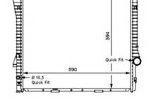 Радиатор охлаждения двигателя для моделей: BMW (X5)
