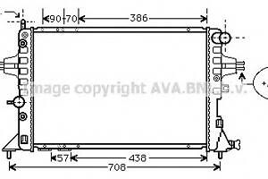 Радиатор охлаждения двигателя для моделей: CHEVROLET (ASTRA, ASTRA), OPEL (ASTRA,ASTRA,ASTRA,ZAFIRA,ASTRA,ASTRA), VAUXH