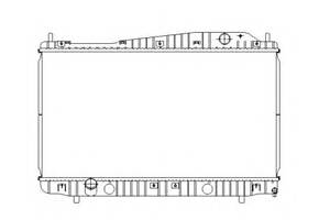 Радиатор охлаждения двигателя для моделей: CHEVROLET (EVANDA), DAEWOO (EVANDA,MAGNUS)