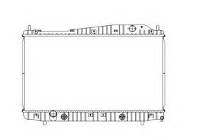 Радиатор охлаждения двигателя для моделей: CHEVROLET (EVANDA), DAEWOO (EVANDA,MAGNUS)
