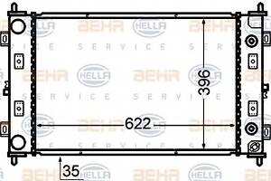Радиатор охлаждения двигателя для моделей: CHRYSLER (STRATUS, STRATUS)