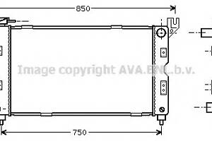 Радіатор охолодження двигуна для моделей: CHRYSLER (VOYAGER)