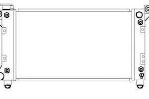 Радіатор охолодження двигуна для моделей: CHRYSLER (VOYAGER)