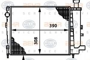 Радиатор охлаждения двигателя для моделей: CITROËN (AX)