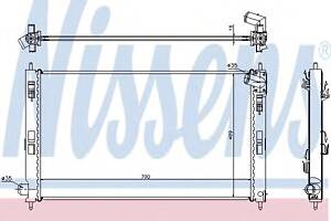 Радиатор охлаждения двигателя для моделей: CITROËN (C-CROSSER, C-CROSSER,C4), MITSUBISHI (OUTLANDER,LANCER,LANCER,ASX,O