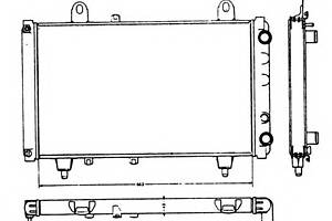 Радіатор охолодження двигуна для моделей: CITROËN (C25, C25, C25), FIAT (DUCATO, DUCATO, DUCATO, DUCATO, DUCATO, TALENTO, TAL