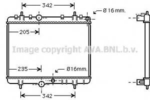 Радиатор охлаждения двигателя для моделей: CITROËN (XSARA, XSARA,XSARA,C4,C4), PEUGEOT (307,307,307,307)
