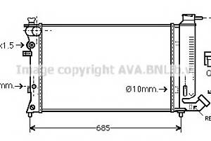 Радиатор охлаждения двигателя для моделей: CITROËN (ZX, ZX), PEUGEOT (306,306)