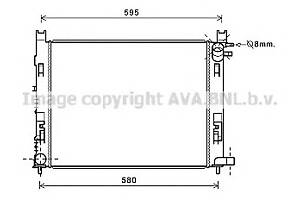 Радиатор охлаждения двигателя для моделей: DACIA (DUSTER, LODGY,DOKKER,SANDERO,DOKKER,LOGAN,LOGAN), RENAULT (CLIO,CLIO,