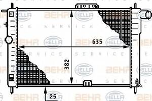 Радиатор охлаждения двигателя для моделей: DAEWOO (NEXIA, NEXIA)