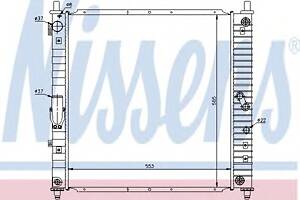 Радіатор охолодження двигуна для моделей: DAEWOO (REXTON), SSANGYONG (REXTON)