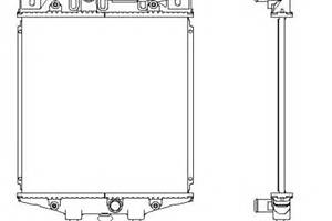 Радиатор охлаждения двигателя для моделей: DAIHATSU (CHARADE, CHARADE,CHARADE,CHARADE)