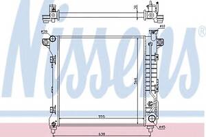 Радиатор охлаждения двигателя для моделей: DODGE (DAKOTA)