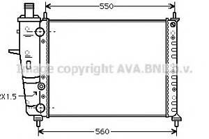 Радиатор охлаждения двигателя для моделей: FIAT (BRAVA, BRAVO,MAREA,MAREA)