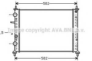 Радиатор охлаждения двигателя для моделей: FIAT (BRAVA, BRAVO,MAREA,MAREA)
