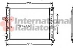 Радиатор охлаждения двигателя для моделей: FIAT (BRAVA, BRAVO,MAREA,MAREA)