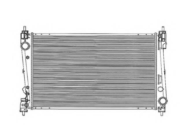 Радіатор охолодження двигуна для моделей: FIAT (BRAVO), LANCIA (DELTA)