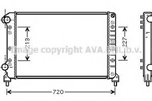 Радиатор охлаждения двигателя для моделей: FIAT (DOBLO, DOBLO)