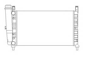 Радіатор охолодження двигуна для моделей: FIAT (FIORINO, FIORINO, UNO, FIORINO), INNOCENTI (ELBA)
