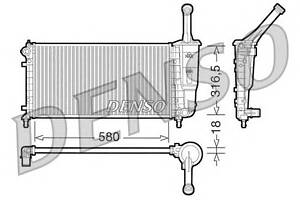 Радиатор охлаждения двигателя для моделей: FIAT (IDEA), LANCIA (YPSILON)