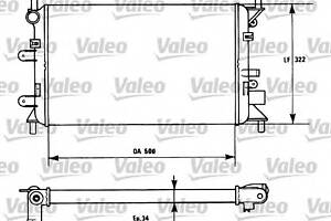 Радиатор охлаждения двигателя для моделей: FORD (ESCORT, ESCORT,ESCORT,ESCORT,ESCORT,ESCORT,ORION,ESCORT,ESCORT)