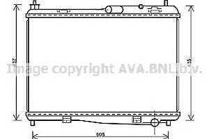 Радиатор охлаждения двигателя для моделей: FORD (FIESTA, FIESTA,B-MAX)