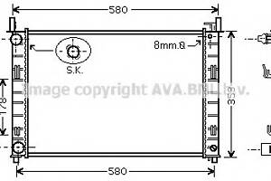 Радиатор охлаждения двигателя для моделей: FORD (FIESTA, FUSION,FIESTA), MAZDA (2)