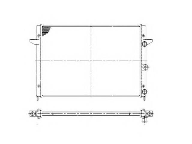 Радиатор охлаждения двигателя для моделей: FORD (GALAXY), VOLKSWAGEN (SHARAN)