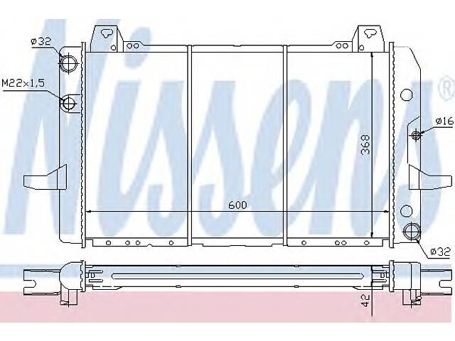 Радиатор охлаждения двигателя для моделей: FORD (SIERRA, SIERRA,SIERRA,SIERRA,SIERRA)