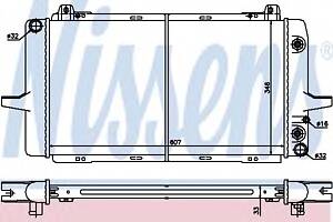 Радиатор охлаждения двигателя для моделей: FORD (SIERRA)