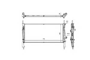 Радиатор охлаждения двигателя для моделей: FORD (TRANSIT, TRANSIT,TRANSIT,TRANSIT)