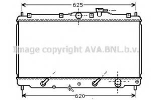 Радиатор охлаждения двигателя для моделей: HONDA (ACCORD, ACCORD,ACCORD,ACCORD,ACCORD), ROVER (600)